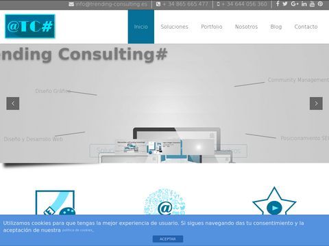 Trending Consulting - Diseño Web Responsive