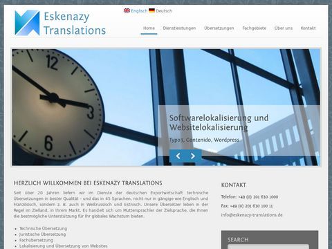 Eskenazy Translations - technische, juristische übersetzung