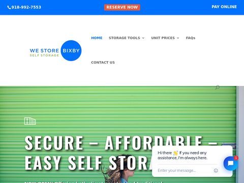 We Store Bixby Self Storage