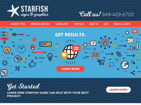 Starfish Signs and Graphics