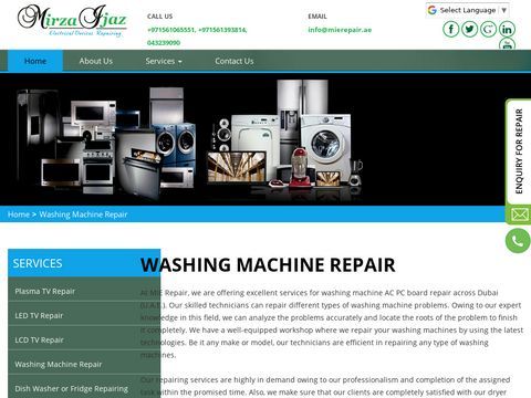 Washing Machine Repair Dubai