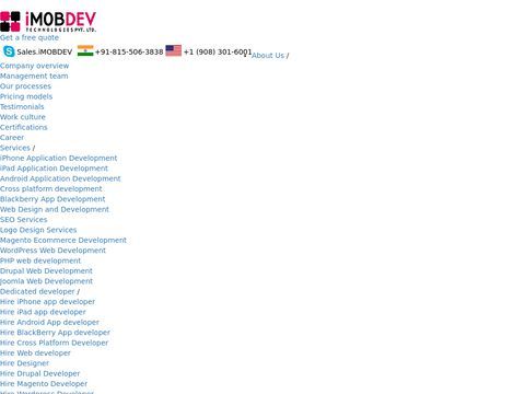 iMOBDEV: Web & Mobile Application Development Company