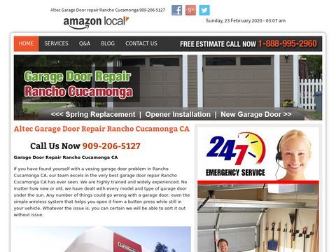 Altec Garage Door repair Rancho Cucamonga