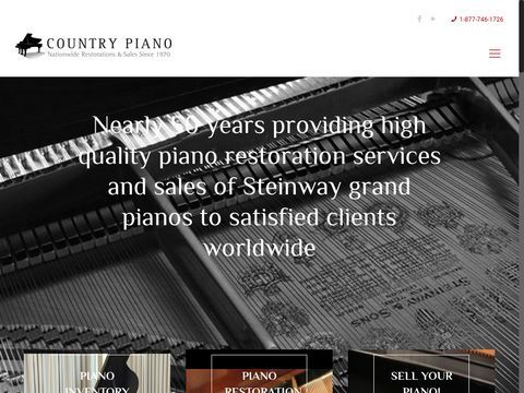 CountryPiano.com - Restored Steinway Piano