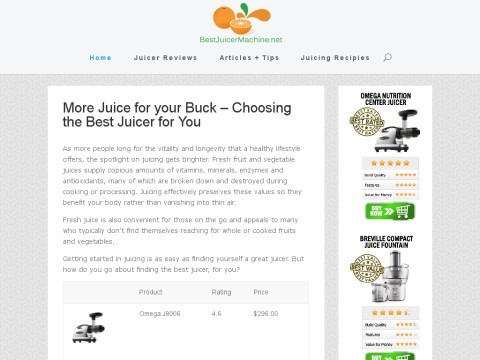 Juicer Machine Reviews