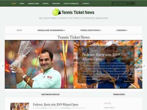 Tennis Ticket News