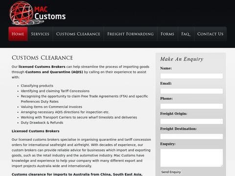 Customs Brokers Brisbane