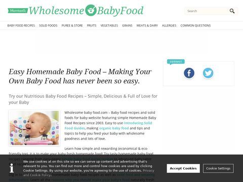 Baby Food Recipes & Introducing Solid Food Guides 