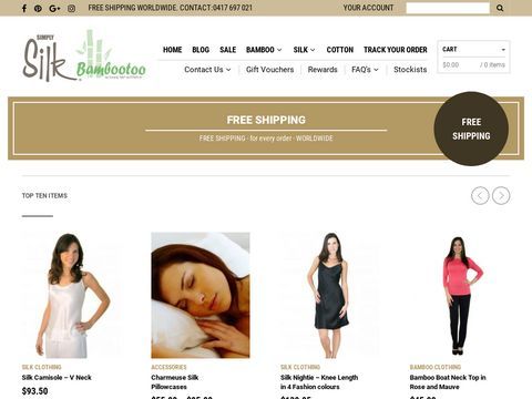 Simply Silk - Silk Bamboo ECO Friendly Clothing Store