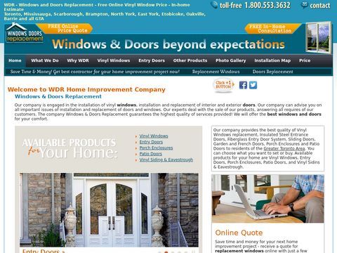 Replacement Windows and Doors Toronto