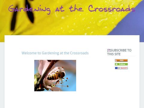Gardening at the crossroads,  information for all gardeners