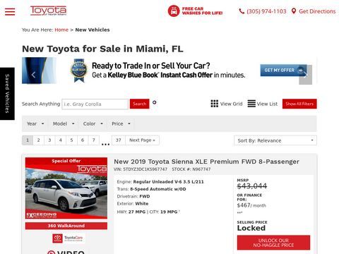 Toyota Florida Toyota of North Miami