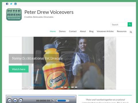 Peter Drew Voiceovers