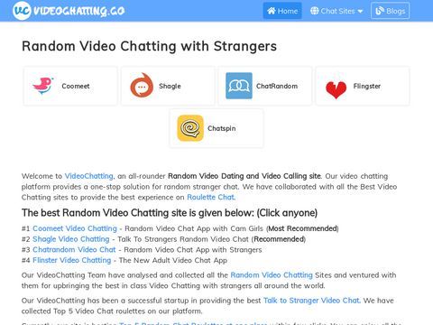 Random Video Chatting with Strangers - VideoChatting