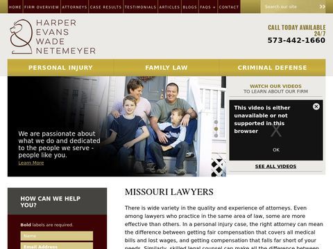 Missouri Injury Lawyers