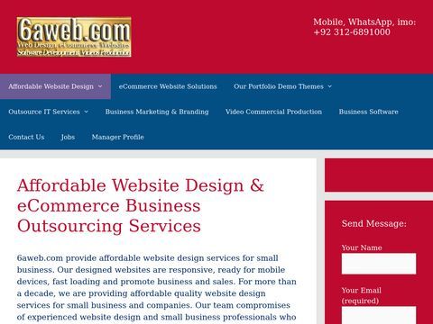 Web Designing, Web Development, E-Commerce Websites