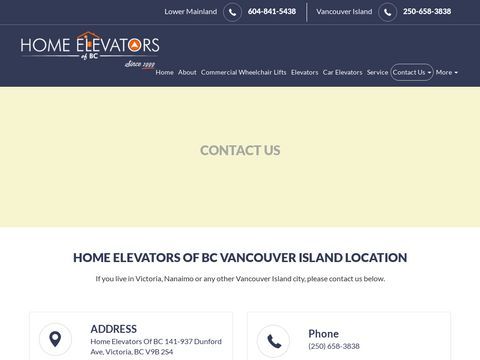 Home Elevators Of BC