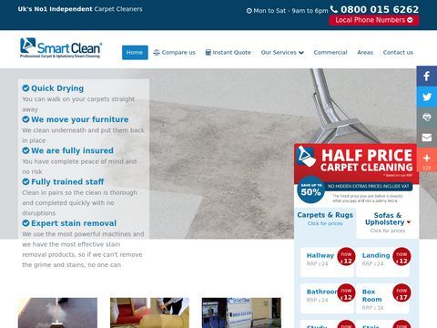 Half Price Carpet Cleaning | Carpet Cleaners Cardiff | Carpet Cleaning Bristol