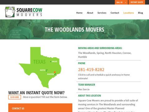 Square Cow Movers The Woodlands