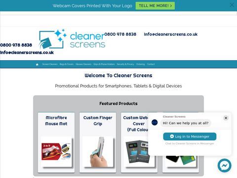 Cleaner screens - custom promotional mobile phone screen cle