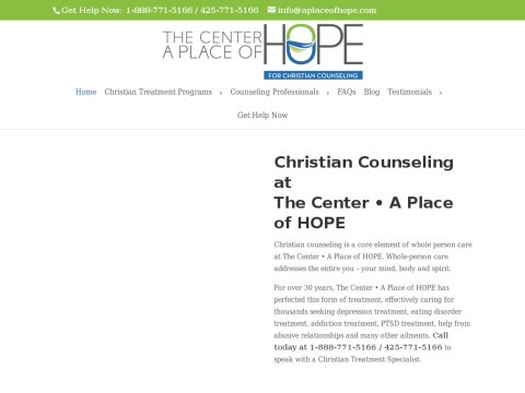 A Place of Hope Christian Counseling Depression Help