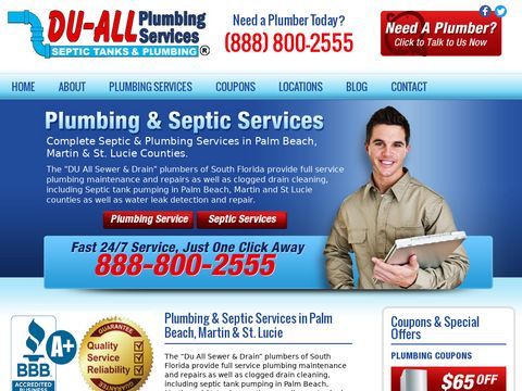 Complete Septic and Plumbing Services in Palm Beach,Martin &