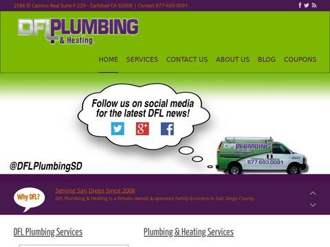 San Diego County Dfl Plumbing & Heating Services