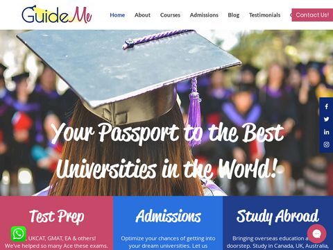 GuideMe - Best Test Prep & Admissions Institute in Dubai UAE