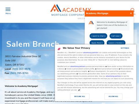 Academy Mortgage Salem