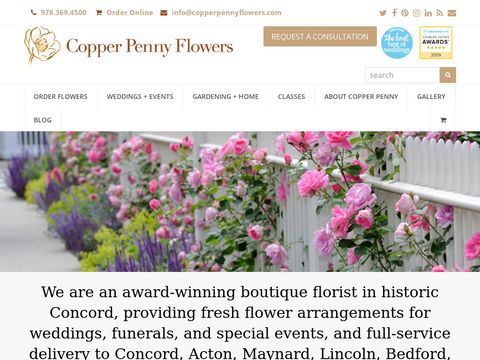 Copper Penny Flowers