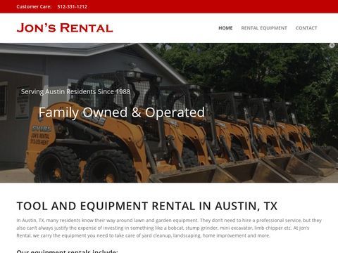 Austin Equipment Rental | Austin Tool Rental