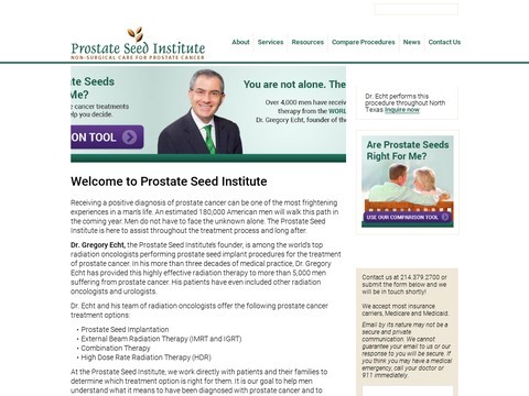 The Prostate Seed Institute in Texas