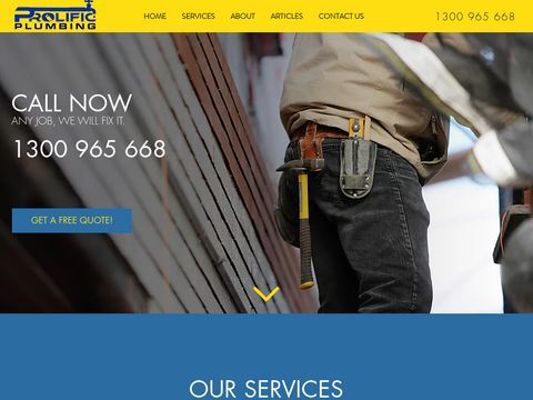 Prolific Plumbing Sutherland Shire