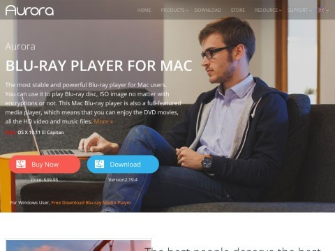 Aurora Blu-ray Player for Mac and Windows