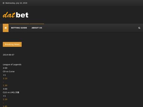 Datbet.net - ESports Betting Site