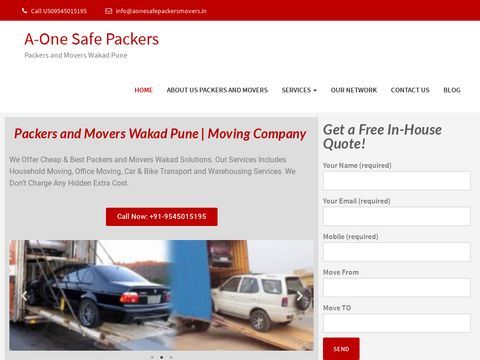 A-One Safe Packers and Movers Pune - Best Packing Moving Ser