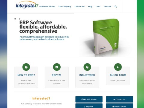 ERP Business Management Software Canada - IntegrateIT, Innovative Business management solutions