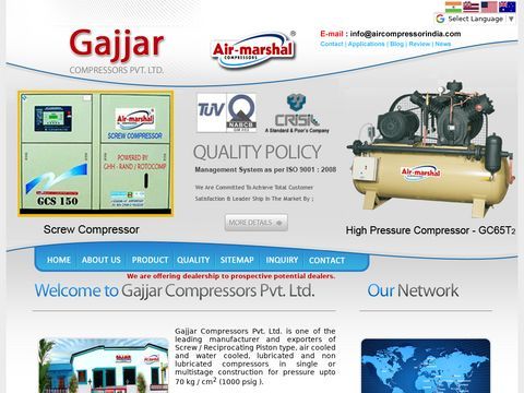 Welcome to Gajjar Compressor Pvt. Ltd.