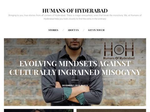 Humans of Hyderabad. Stories about Hyderabad and Hyderabadis