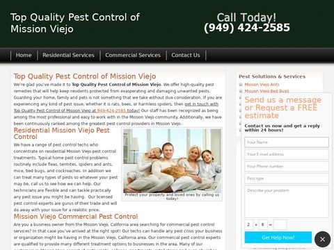 Top Quality Pest Control of Mission Viejo