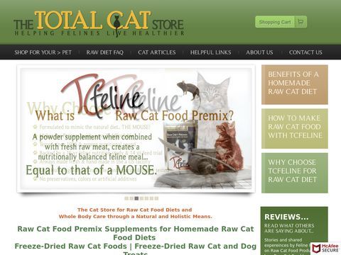 Cat Store providing Organic and Natural Cat Food and Supplie