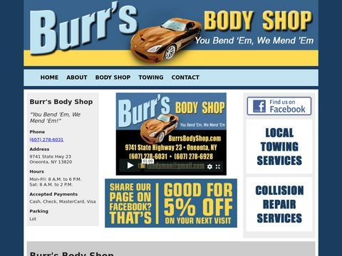 Burrs Body Shop