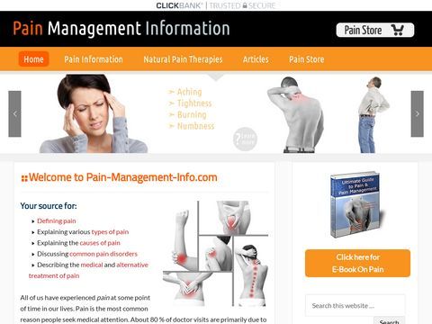 Pain Management Information 
