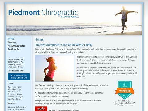 Piedmont Chiropractic: Laurie Wonnell, DC
