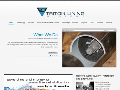 Triton Lining Technologies - trenchless technology solutions