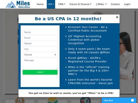 CPA Course Training Institute in India | Miles CPA Review