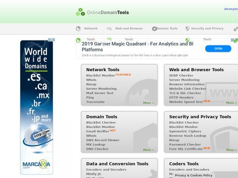 Online Domain Tools