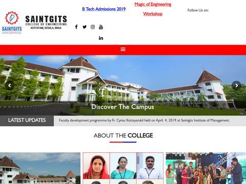 Top Engineering College in Kerala, India - Saintgits College