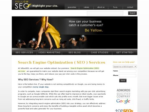 Yellow SEO Services - Search Engine Optimization 