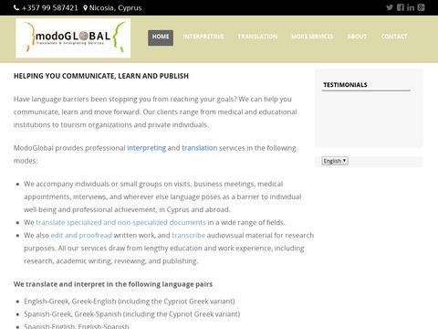 ModoGlobal Translation and Interpreting Services